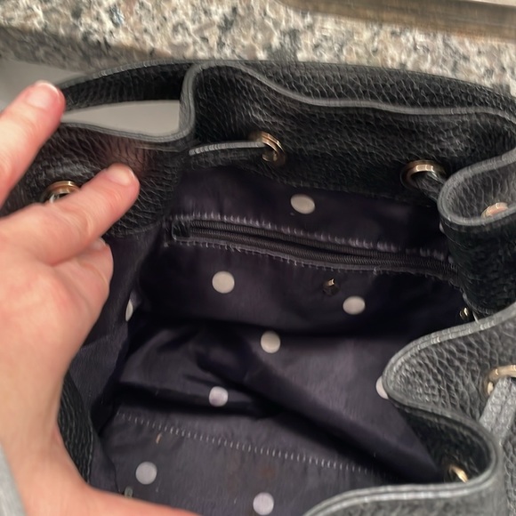 Kate Spade bucket purse, gold accent - Picture 5 of 5